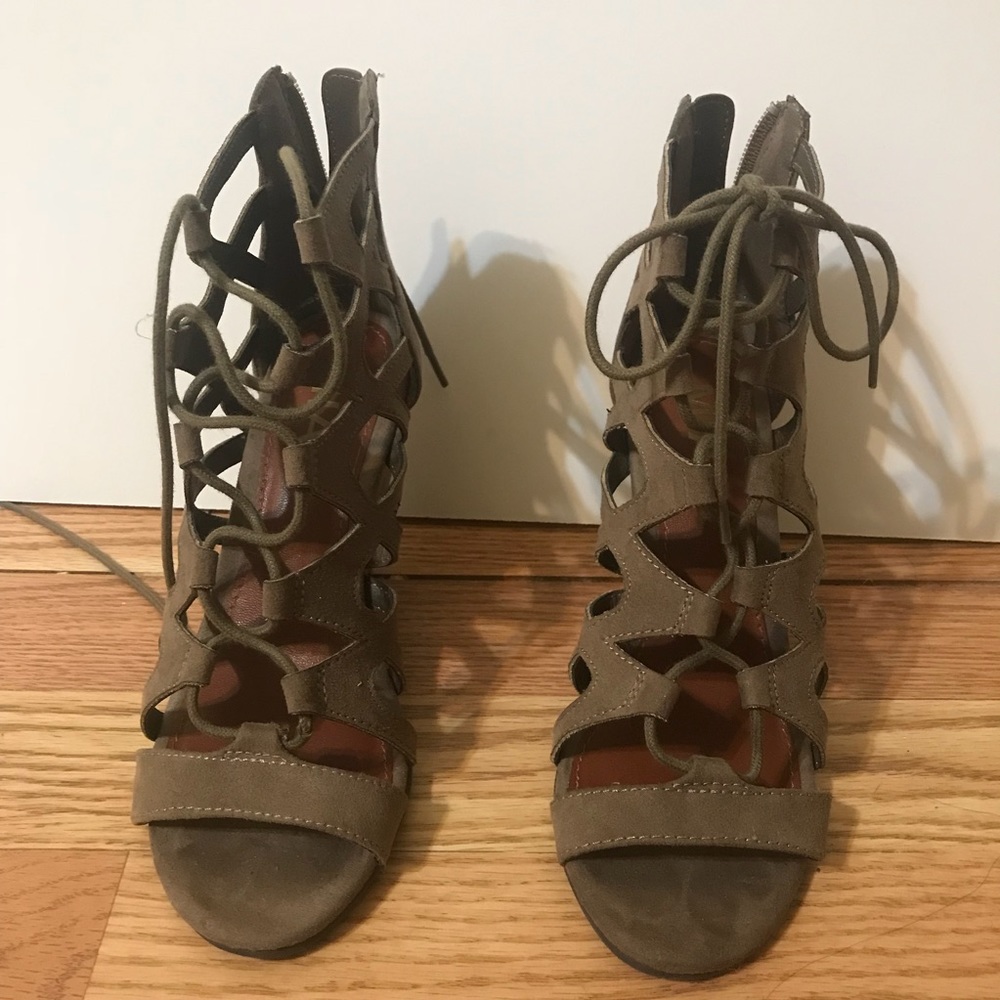 Nordstrom-Peep Toe Strappy Wedge Booties